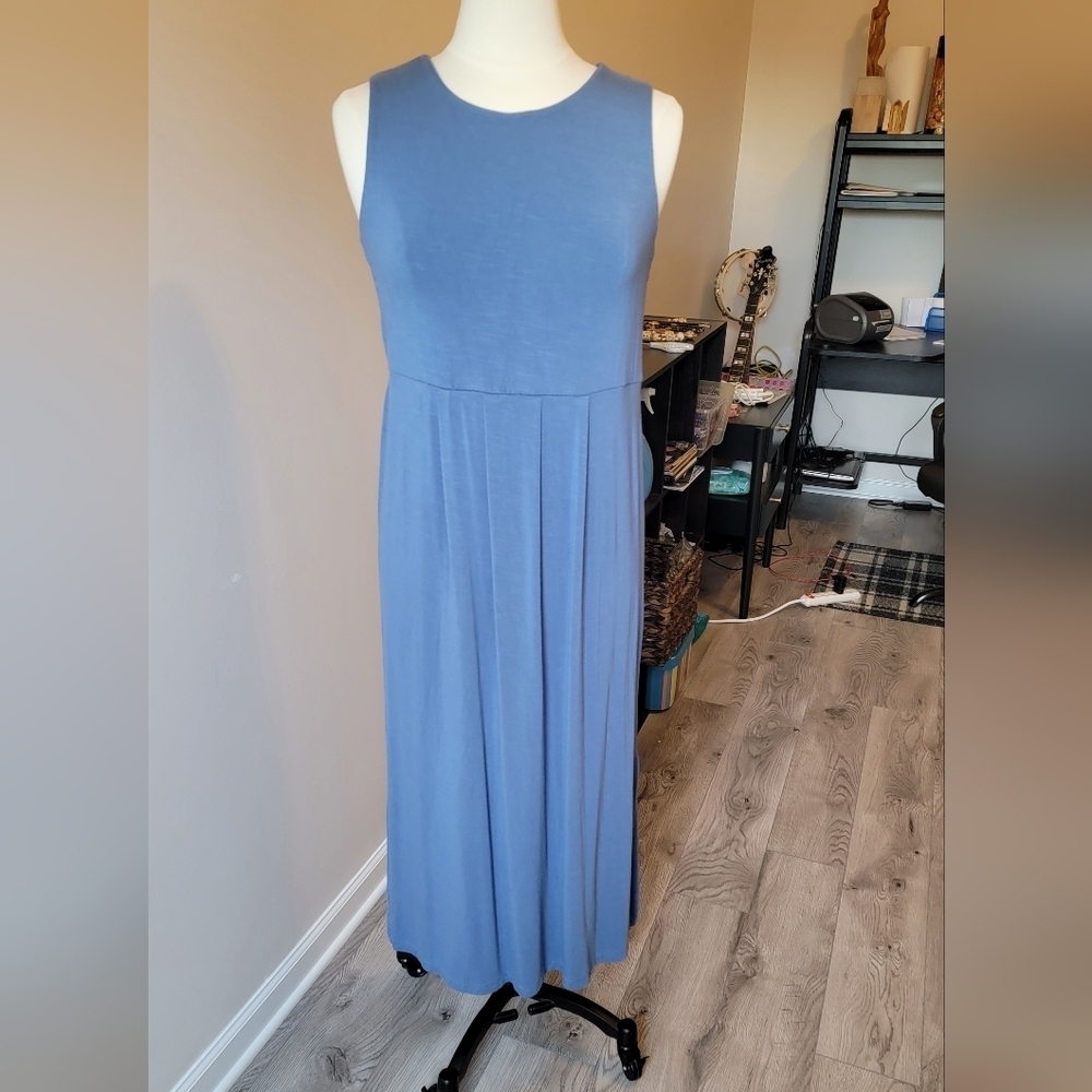 J. Jill Soft Blue Maxi Dress